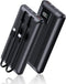 Power-Bank-Portable-Charger - 16000mAh Power Bank Support PD 30W and QC4.0 Fast Charger with Built-in 2 Output Cable and LED Display for iPhone an...