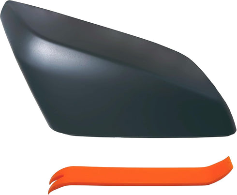 Left Driver Side Mirror Cover Cap Compatible with Chevrolet Malibu 2016-2021 Matte Black...