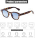 ADE WU Retro Round Sunglasses Women Men Vintage Small Circle Frame Tint Lens Sun Glasses Unisex Style 46mm...