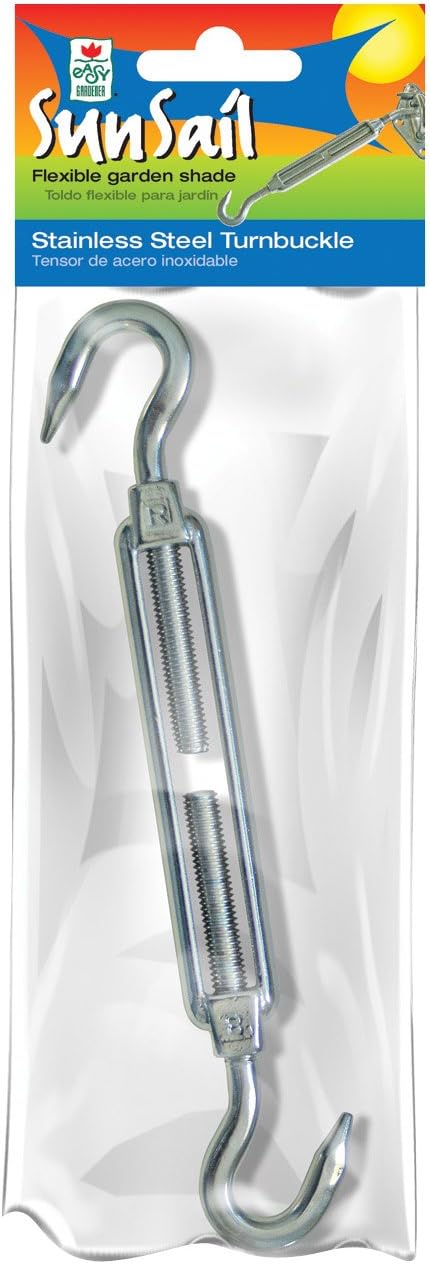 Easy Gardener 10985 Stainless Steel Turnbuckle Sun Screen Accessory, 1 Unit...