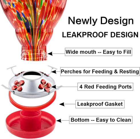 Hummingbird Feeder Accessories Feeder Bottom for WOSIBO...