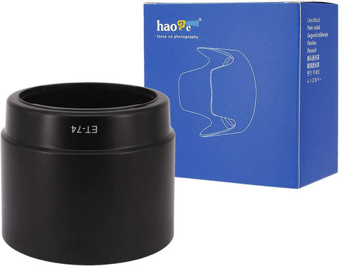 Haoge Bayonet Lens Hood Compatible with Canon EF 70-200mm f/4L USM and Canon EF 70-200mm f/4L IS USM Lens replaces Canon ET-74...