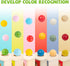 Adena Montessori Object Permanence Box with Tray Three Balls Montessori Toys for 6-12 Months Baby 1 Year Old Infant Toddler (Small Box - for Boy)...