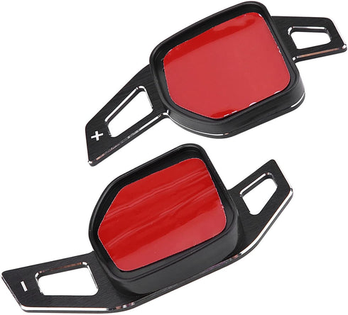 1 Pair Paddle Shifter, Keenso Car Aluminum Steering Paddle Shifter Extension for A1 A3 A4 A6 A8 Q5 Q7...