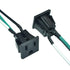 2PCS 15A 125V AC Panel Mount Outlet Industrial Plug Female Connectors Adapter With 14AWG Connection line,3 Pins US Power Socket Plug Panel...