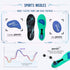 XINIFOOT Sport Insole Shock Absorbing Cushion Shoe Insole for Men & Women, Arch Support Inplantar Fasciitis Pain Relief, Suitable for Sneakers & W...