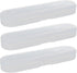 Cosmos Clear Color Pack of 3 Mini Craft Pencil Container Case Box Storage Containers Box, Snap Closure for Pen, Pencils, Office Supplies, Markup B...