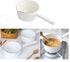1.2L Saucepan, Enamel Milk Pan, Butter Warmer, Milk Pot, Easy to Cook and Clean, Non-Stick Milk Boiling Pot with Handle for Home Kitchen Restauran...