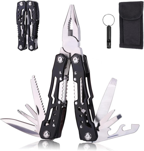 14 in 1 Multitool Pliers Gives One Whistle as a Gift, Professional Pocket Pliers from Wife Daughter to Father Boyfriend Husband on Christmas, Birt...