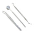 Cynamed -Dental Tools Dental Pick Oral Care Kit, Stainless Steel Dental Hygiene Kit Set, Tooth Scraper Tartar Dental Scaler Tweezers Mouth Mirror ...