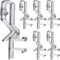 Hidden Channel Valance Clips 1-7/8inch 10pcs Clear Color for Faux and Real Wood Window Blinds Retainer Holder Clip for The Valance with a Groove i...