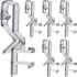 Hidden Channel Valance Clips 1-7/8inch 10pcs Clear Color for Faux and Real Wood Window Blinds Retainer Holder Clip for The Valance with a Groove i...