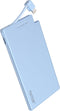 TNTOR Portable Charger, 5000mAh Ultra Slim Power Bank with Built in Lightning Cable Compatible with iPhone 14/13/12/11/X/8/7 Series Blue......