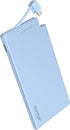 TNTOR Portable Charger, 5000mAh Ultra Slim Power Bank with Built in Lightning Cable Compatible with iPhone 14/13/12/11/X/8/7 Series Blue......
