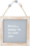 Collins Painting 'Shh Mommy is in Time Out' Hanging Wood Sign...