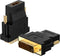 Rankie DVI to HDMI Adapter, 2-Pack Gold-Plated 1080P Male to Female Converter (Black)...