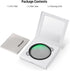 NEEWER 55mm Polarizer Filter, 24 Layer Multi Resistant Nano Coated MC CPL Circular Polarizing Filter with HD Optical Glass/Ultra Slim for Camera L...
