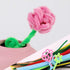 100 Pieces Pipe Cleaners Chenille Stem, Pink Pipe Cleaners Set for Pipe Cleaners Flower Kit DIY Arts Crafts Decorations, Chenille Stems Pipe Clean...