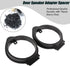 RED WOLF 6.5" Speaker Adapter Spacer Ring w/Speaker Wiring Harness Plug Replacement for GMC Sierra/Chevy Silverado/Buick 1995-2012, Cadillac 1988-...