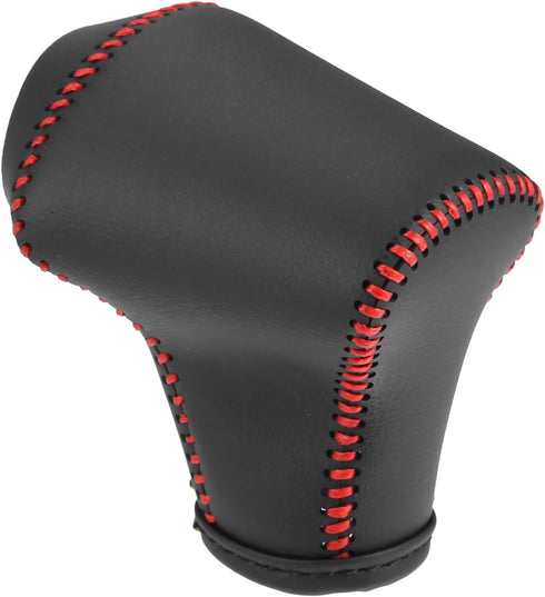 Gear Shift Knob Cover for Kia Rio 4 K2 Sportage Ql kx5 Optima K5 NIRO 2017 2018 2019 with Red Stitches Durable | Transmission Shifter Boot Lever C...
