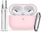 AirPods Pro Case Cover, Soft Silicone Case with Cleaner Kit, Light Pink......