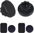 2 Pack Magnetic Phone Holder Mount Magnet and Metal Plate with 17mm Ball Joint Socket Replacement Base for Car Smartphone Stand Air Vent Windshiel...