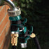 Metal Garden Hose Splitter Upgraded 2024, 2 Way Y Hose Connector, Easy Grip Splitter, Sturdy Connector with 3/4 "Connector and Rubberized Grip for...