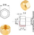 30PCS 3/8-Inch Brass Compression Cap Stop Valve Cap,Brass Compression Fitting...