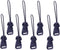 CALLARON 8pcs Camera Buckle Hitch Adapter Design Anchor Links Easy Release Camera Strap Designs Quick Release Camera Buckle Clip Adapter for Strap...