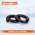 1/4" Lock Washer Spring Lock Washer, Stainless Steel 18-8 (304), Black Finish, 100 PCS...