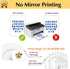 TransOurDream Tru-Heat Transfer Paper for Inkjet & Laserjet Printer (20 Sheets, 8.5x11", Dark 3.0) Printable HTV Heat Transfer Vinyl for T Shirts ...