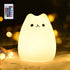 GoLine Cat Lamp, Gifts for 3 4 5 Year Old Girls,Graduation Gifts for Teen Girls,Kids Night Light for Bedroom,Kawaii Kitty Baby Nursery Lamp with R...