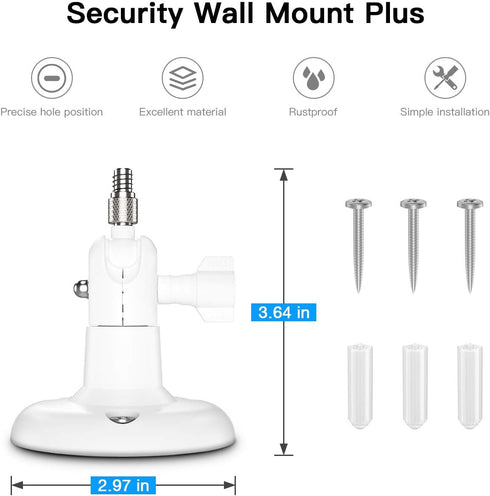 Adjustment Wall Mount Holder Compatible with Eufycam 2c,Eufycam 2,Eufycam E and Other Eufycams Compatible Models?1/4" Screw Eufycam Wall Mounts (2...