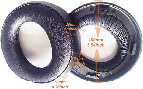 Replacement EarPads for Sony PS3 PS4 Gold Wireless Playstation 3 Playstation 4 CECHYA-0083 Stereo 7.1 Virtual Surround Headphones Ear Cushions Pil...