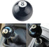 DEWHEL 2 1/4" 8 Ball Billiard Round Manual Gear Shift Lever Shifter knob Black Shaped JDM 4 5 6 Speed for Honda Acura Mazda Mitsubishi Nissan Infi...