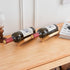 Single Wine Bottle Holder, Personalized Bamboo Wine Bottle Holder Stand Display Table Top Wine Rack Countertop Wine Holders Organizer for Dining T...