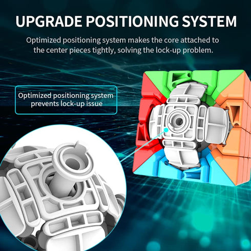 BroMoCube Moyu MeiLong 4x4 Speed Cube MFJS Stickerless 4x4x4 Puzzle Cube Educational Toys Magic Cube...