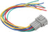 for Nissan 350z Headlight Car Harness Pigtail 8 Pin HID Wiring Plug kit Male and Female Connector Heat shrink connectors...