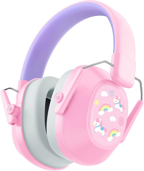 iClever Noise Cancelling Headphones for Kids, SNR 29dB Safety Noise Reduction Ear Muffs for Autism Sensory &Concentration Aid, Ear Hearing Protect...