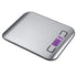 Digital Kitchen Scale,Food Scale for Meat Baking Weighter,Unit Gram OZ lb Up 11 lb(1g-5KG),Silver Stainless Steel Anti-Fingerprint with Accuracy L...