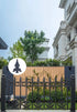 4 PCS Iron Picket Fence Triad Spear 2.24"×0.55"×4.84" Dollhouse Wrought Iron Fence Applied to Home Garden Fence Top...