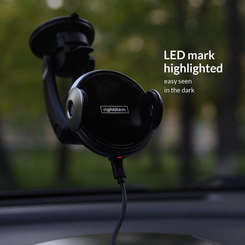 Wireless Car Charger, 15W Fast Charging Vent Charging Phone Holder Smart Sensor Cradle, Auto-Clamping Car Mount, Dashboard, for iPhone 14 13 12, S...
