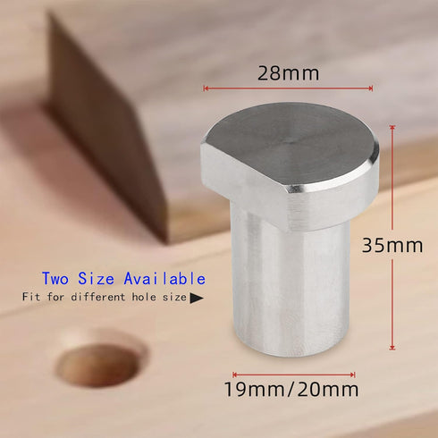 6 Pack Bench Dogs, Aluminum Alloy Bench Brake Inserts For 20mm Dog Holes, A Woodworking Shop Essential (20mm,Red)...