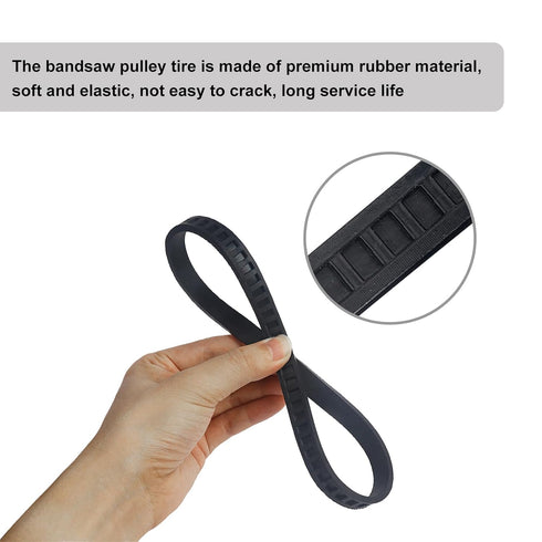 45-69-0010 Pulley Tires for Milwaukee BandSaws Blades 6230 6232-6 AO2807 6238N 6238-20 6225 2729-20 portable bandsaw parts...