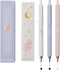 Kaco Gel Pens Cute Stationery 3 Pieces 0.5mm Fine Point, Gifts for Women Kids, Quick Drying Pens for Journaling Aesthetic School Office Supplies, ...