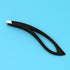 1Pc Black Tweezers, Curve Stainless Steel Hollowed Leaf Eyebrow Tweezer Women Hair Remove Clip Tool - A, (1220459-Gaweb1) Small in Size,Use Safety...