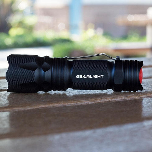 GearLight M3 Mini LED Flashlight - 2 Bright, Small Tactical Flashlights with High Lumens and Pocket Clip for Camping, Outdoor & Emergency Use ?...