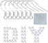 Hypoallergenic Silver Earring Hooks - 120 pcs/60 Pairs s925 Sterling Silver Plated Ear Wires for Jewelry Making, Jewelry findings Parts with 120 p...