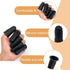 12 Pcs Black Silicone Hot Glue Gun Finger Caps, Anti-Slip and Reusable Silicone Thumb Protectors, Finger Guard Protectors for Hot Glue, Wax, Resin...