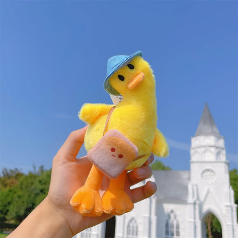 Plush Duck Keychains Ducklings Stuffed Animals Key Chains Ornaments Pendants...
